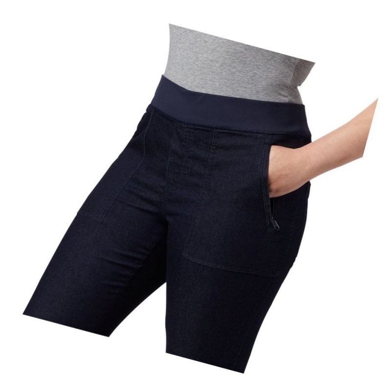 Columbia Pinnacle Peak Hybrid Plus Size Pantolon Kadın Lacivert | 50713-PGJU