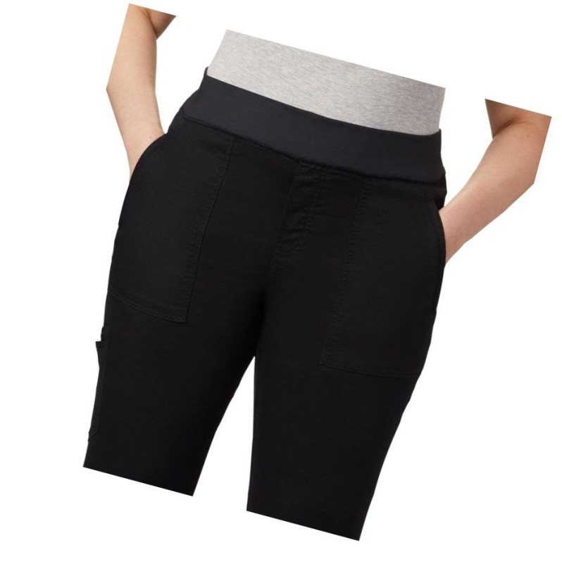 Columbia Pinnacle Peak Hybrid Plus Size Pantolon Kadın Siyah | 13950-GBIS