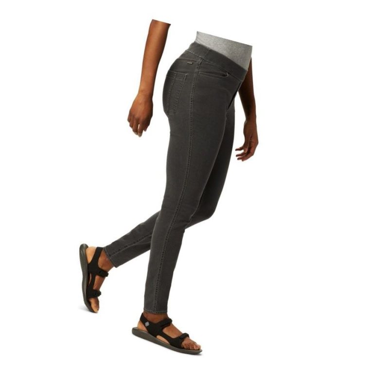 Columbia Pinnacle Peak Twill Tayt Kadın Gri Açık Mavi | 01625-GQUS
