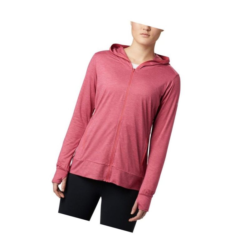 Columbia Place To Place II Full Zip Kapşonlu Kadın Pembe | 41925-PXAO