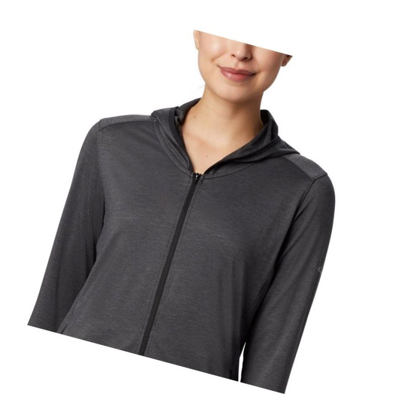 Columbia Place To Place II Full Zip Kapşonlu Kadın Siyah | 02935-ECNI