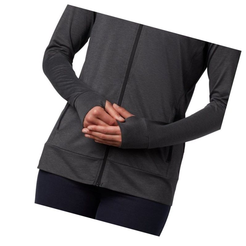 Columbia Place To Place II Full Zip Kapşonlu Kadın Siyah | 02935-ECNI