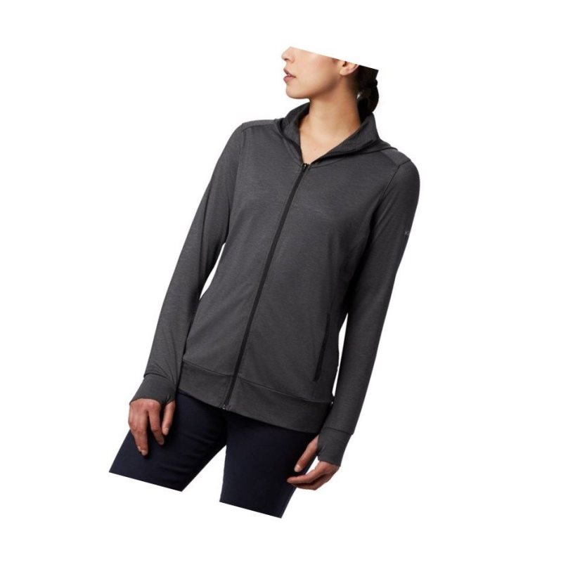 Columbia Place To Place II Full Zip Kapşonlu Kadın Siyah | 02935-ECNI