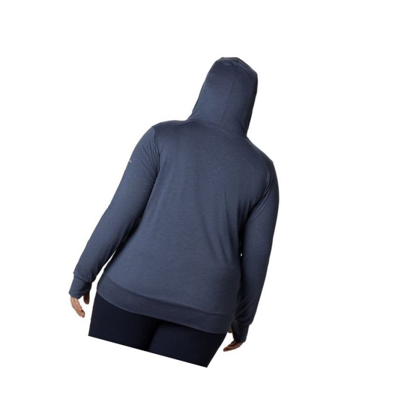 Columbia Place To Place II Full Zip Plus Size Mont Kadın Lacivert | 83705-SQON
