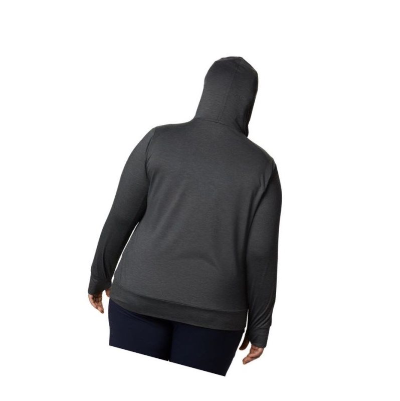 Columbia Place To Place II Full Zip Plus Size Mont Kadın Siyah | 07456-BFCL