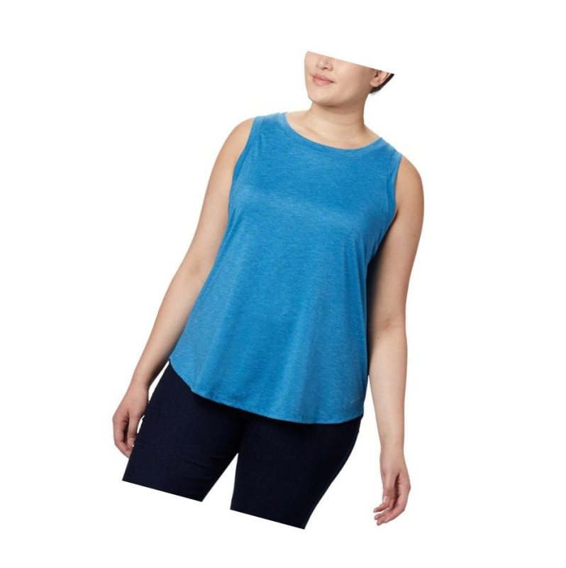 Columbia Place To Place Plus Size Atlet Kadın Mavi | 61572-BQPM