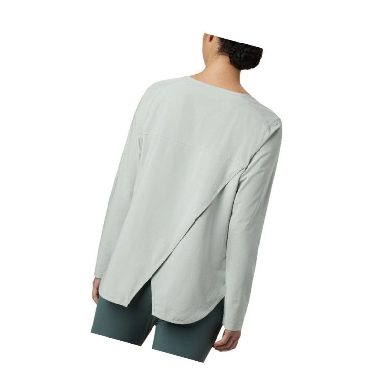 Columbia Place To Place Sun Sweatshirt Kadın Yeşil | 80356-UJPA