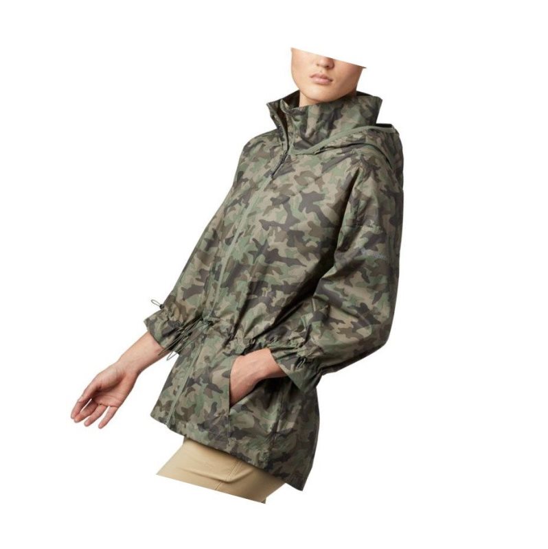 Columbia Poe Creek Mont Kadın Gri Yeşil Camo | 56417-EUQP