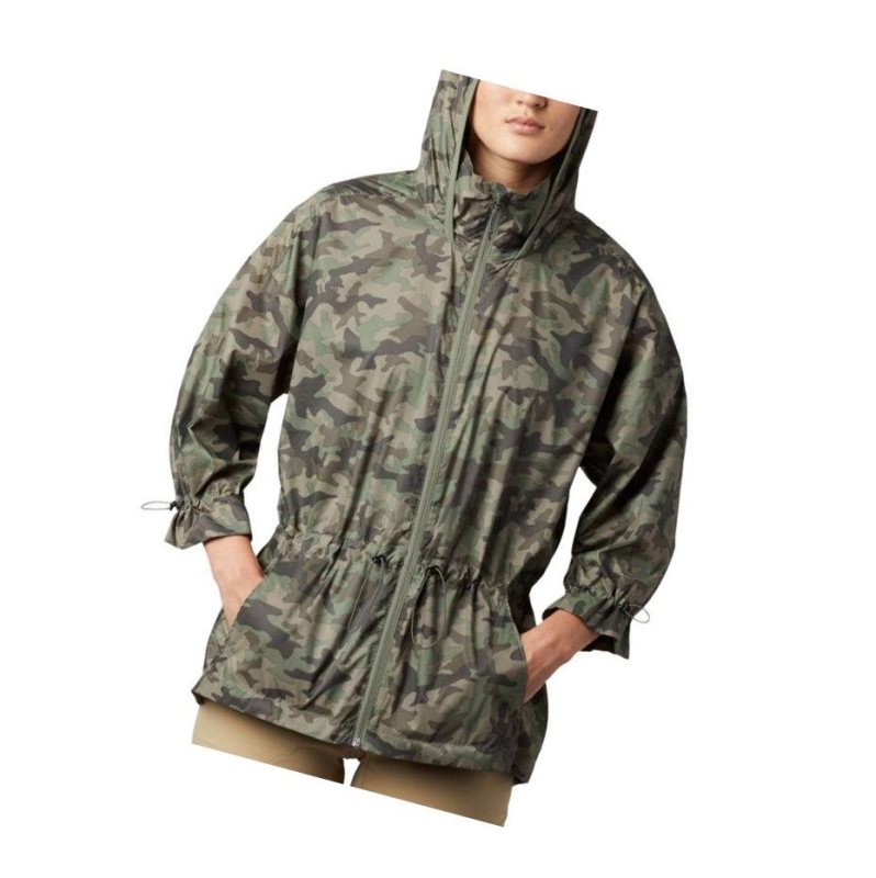 Columbia Poe Creek Mont Kadın Gri Yeşil Camo | 56417-EUQP