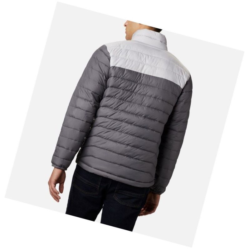 Columbia Powder Lite Big Mont Erkek Gri | 07843-ZTAQ