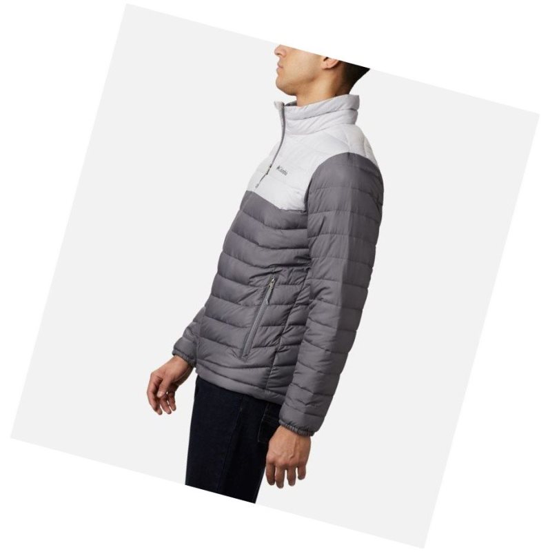 Columbia Powder Lite Big Mont Erkek Gri | 07843-ZTAQ
