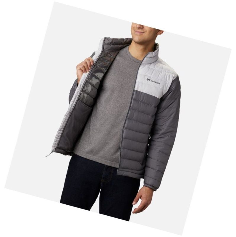 Columbia Powder Lite Big Mont Erkek Gri | 07843-ZTAQ