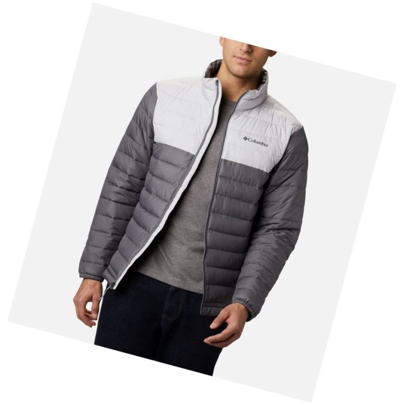 Columbia Powder Lite Big Mont Erkek Gri | 07843-ZTAQ