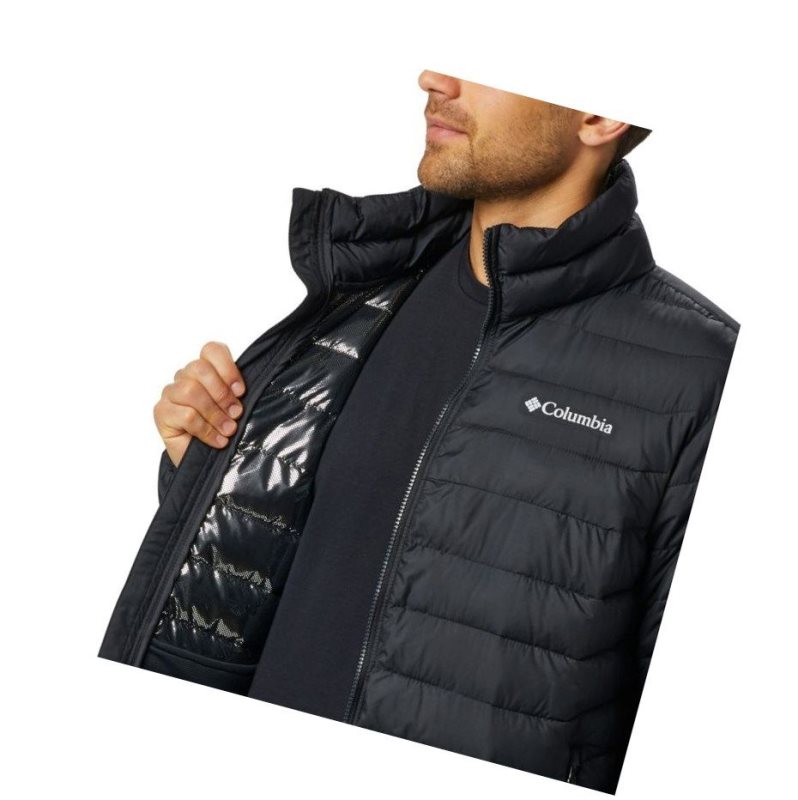 Columbia Powder Lite Big Mont Erkek Siyah | 46872-QMCD