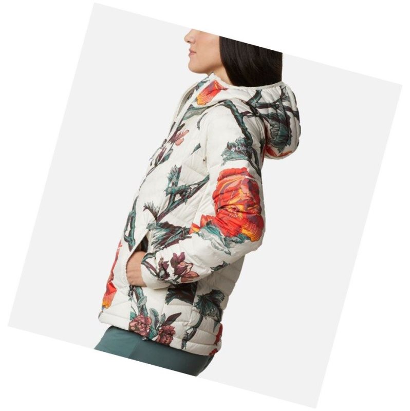 Columbia Powder Lite Hooded Mont Kadın Kahverengi | 63210-WMTX