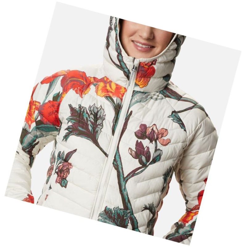 Columbia Powder Lite Hooded Mont Kadın Kahverengi | 63210-WMTX
