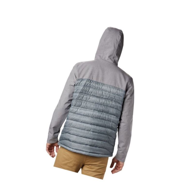Columbia Powder Lite Hybrid Mont Erkek Gri | 54369-MEXH