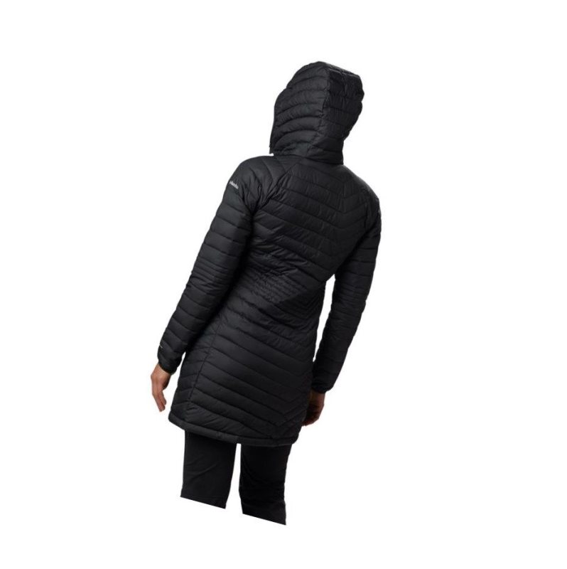 Columbia Powder Lite Mid Mont Kadın Siyah | 42065-UVCB