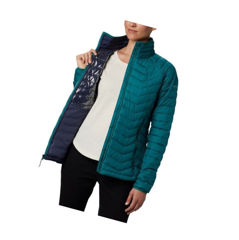 Columbia Powder Lite Mont Kadın Açık Yeşil | 85721-SYGT