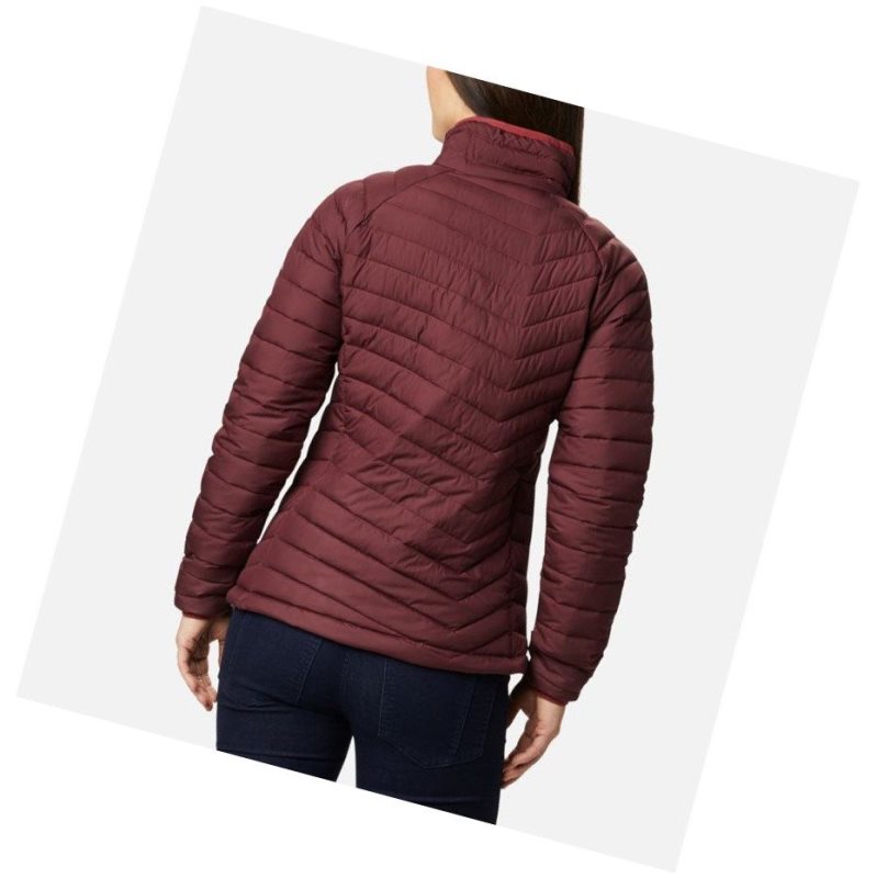 Columbia Powder Lite Mont Kadın Bordo | 56298-WTRY
