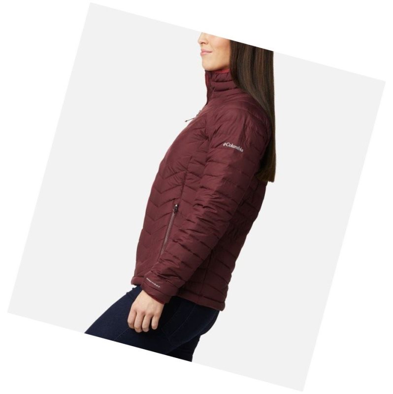 Columbia Powder Lite Mont Kadın Bordo | 56298-WTRY