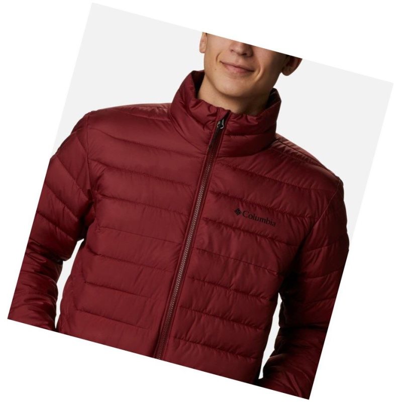 Columbia Powder Lite Tall Mont Erkek Kırmızı | 13458-BOUP