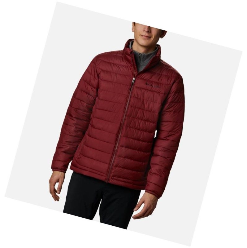 Columbia Powder Lite Tall Mont Erkek Kırmızı | 13458-BOUP