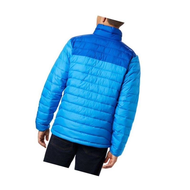Columbia Powder Lite Tall Mont Erkek Mavi Mavi | 74238-KZUF