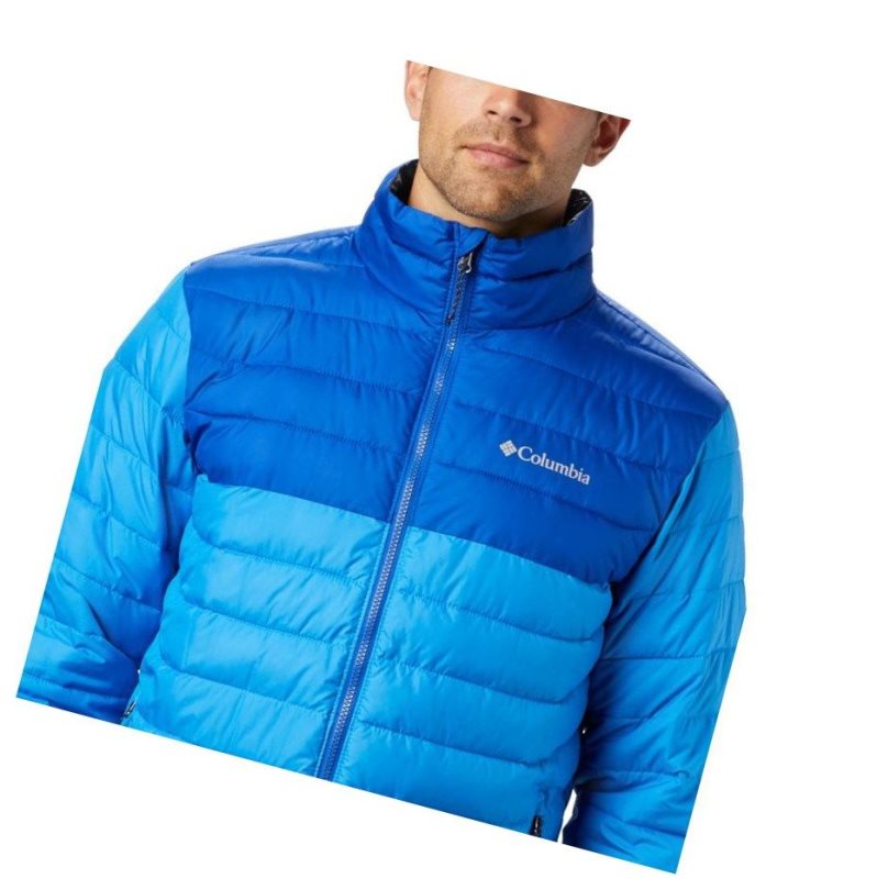 Columbia Powder Lite Tall Mont Erkek Mavi Mavi | 74238-KZUF