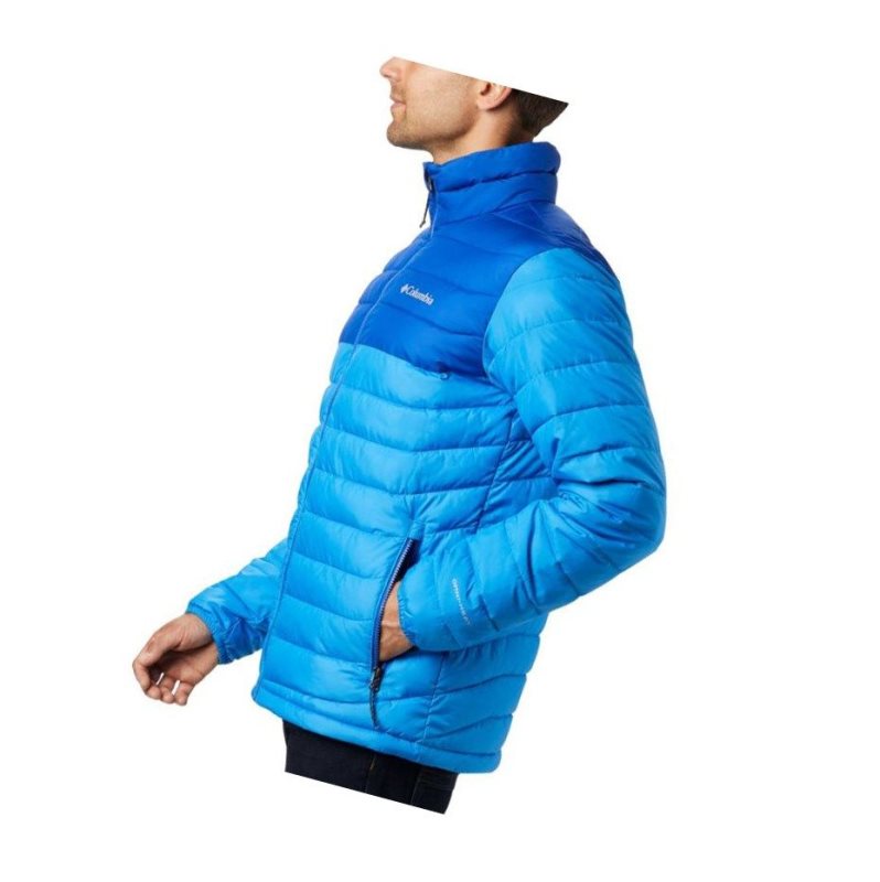 Columbia Powder Lite Tall Mont Erkek Mavi Mavi | 74238-KZUF