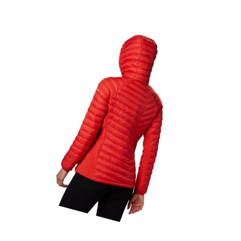 Columbia Powder Pass Hooded Mont Kadın Turuncu | 63079-IMFN