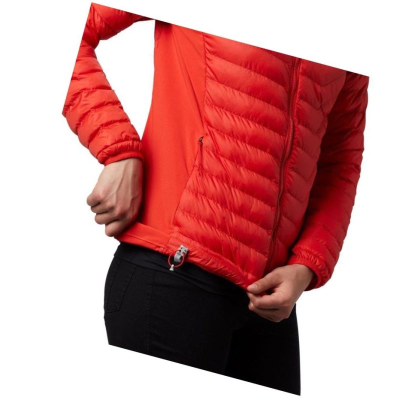 Columbia Powder Pass Hooded Mont Kadın Turuncu | 63079-IMFN