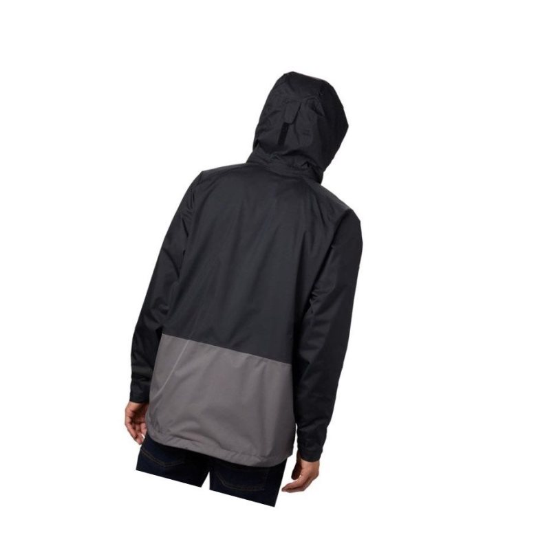 Columbia Rain Scape Big Mont Erkek Siyah Gri | 84370-NWZR