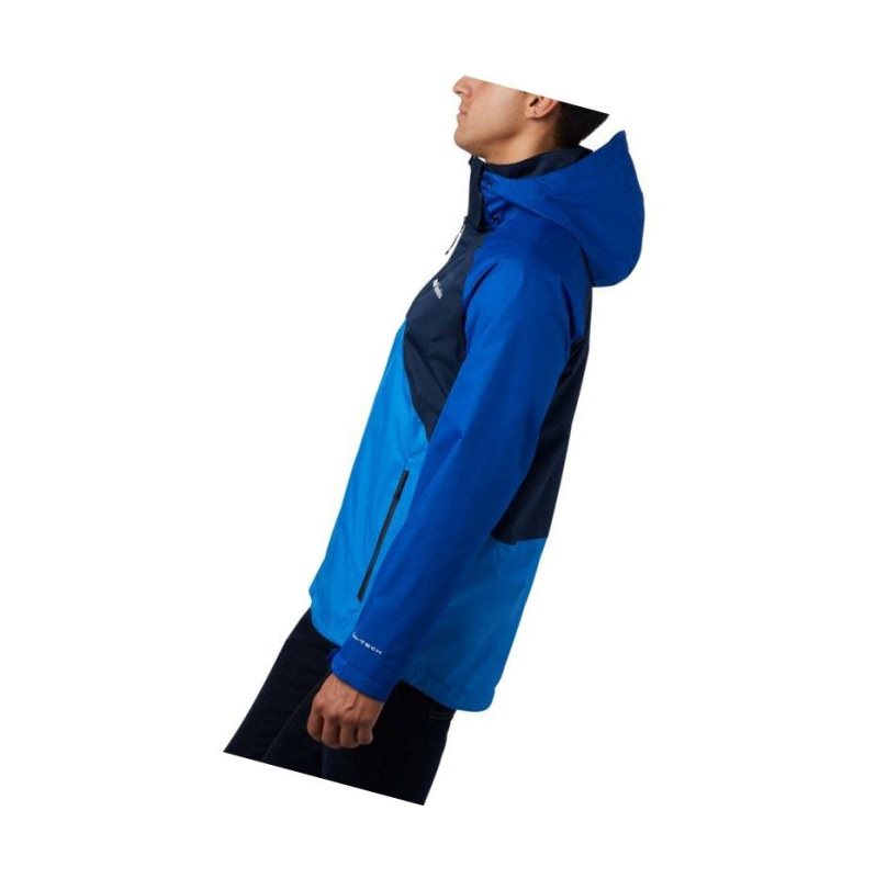 Columbia Rain Scape Tall Mont Erkek Lacivert Mavi Mavi | 92417-QGKZ