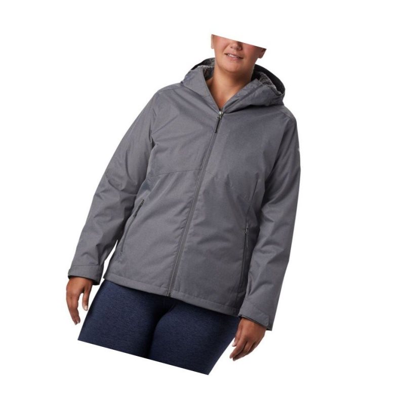 Columbia Rainie Falls Plus Size Mont Kadın Gri | 37628-WSPV