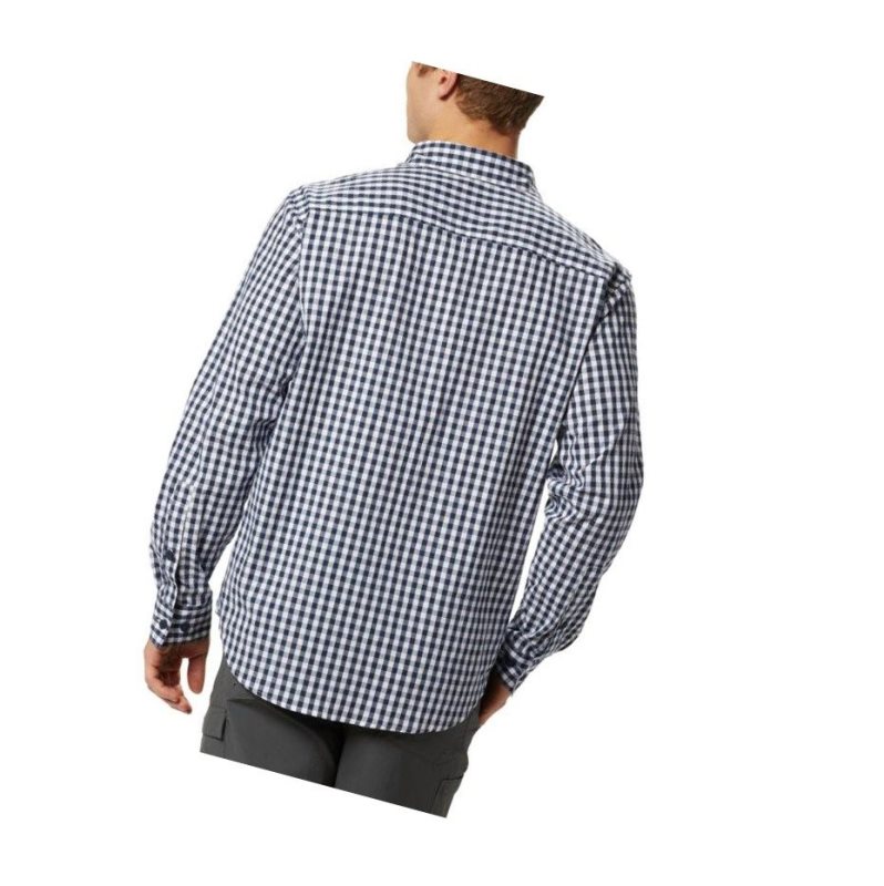 Columbia Rapid Rivers II Long Sleeve Gömlek Erkek Lacivert | 73906-GWNF
