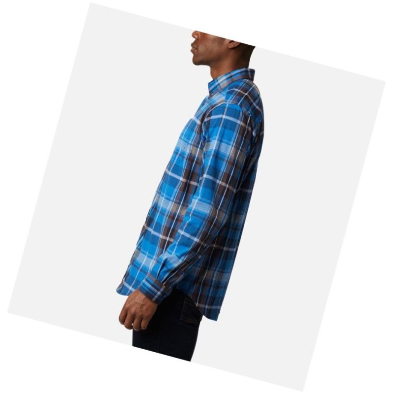 Columbia Rapid Rivers II Long Sleeve Gömlek Erkek Açık Indigo | 61587-YSPV