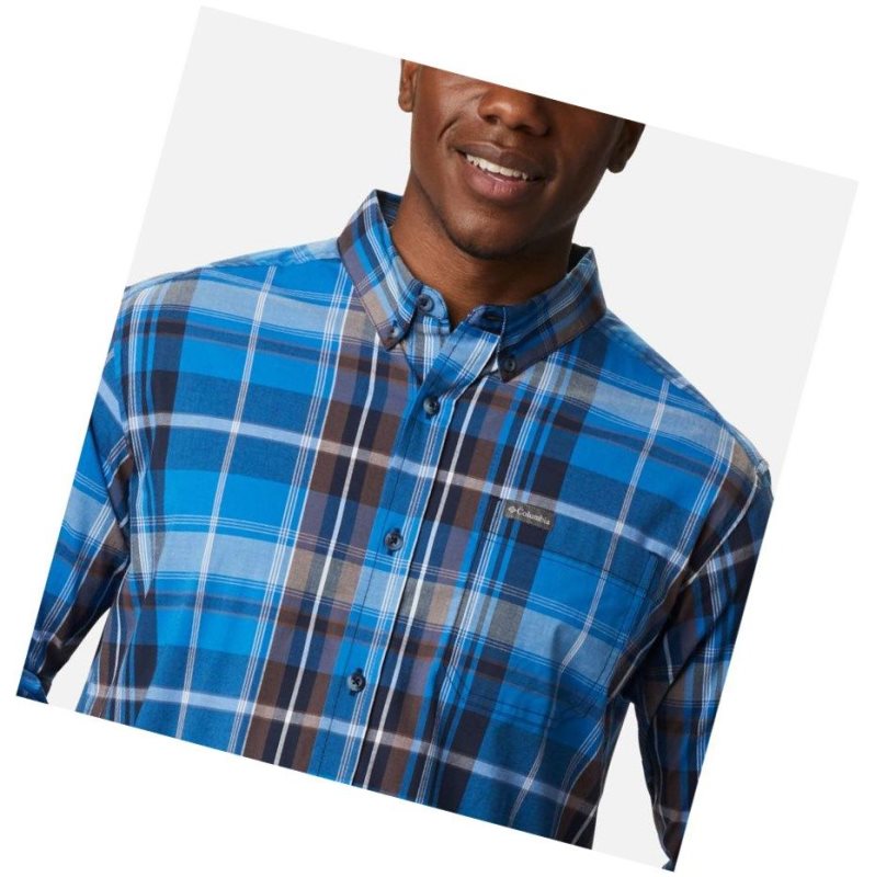 Columbia Rapid Rivers II Long Sleeve Gömlek Erkek Açık Indigo | 61587-YSPV