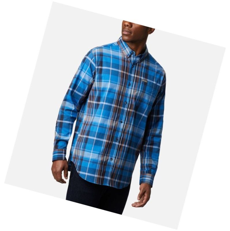 Columbia Rapid Rivers II Long Sleeve Gömlek Erkek Açık Indigo | 61587-YSPV