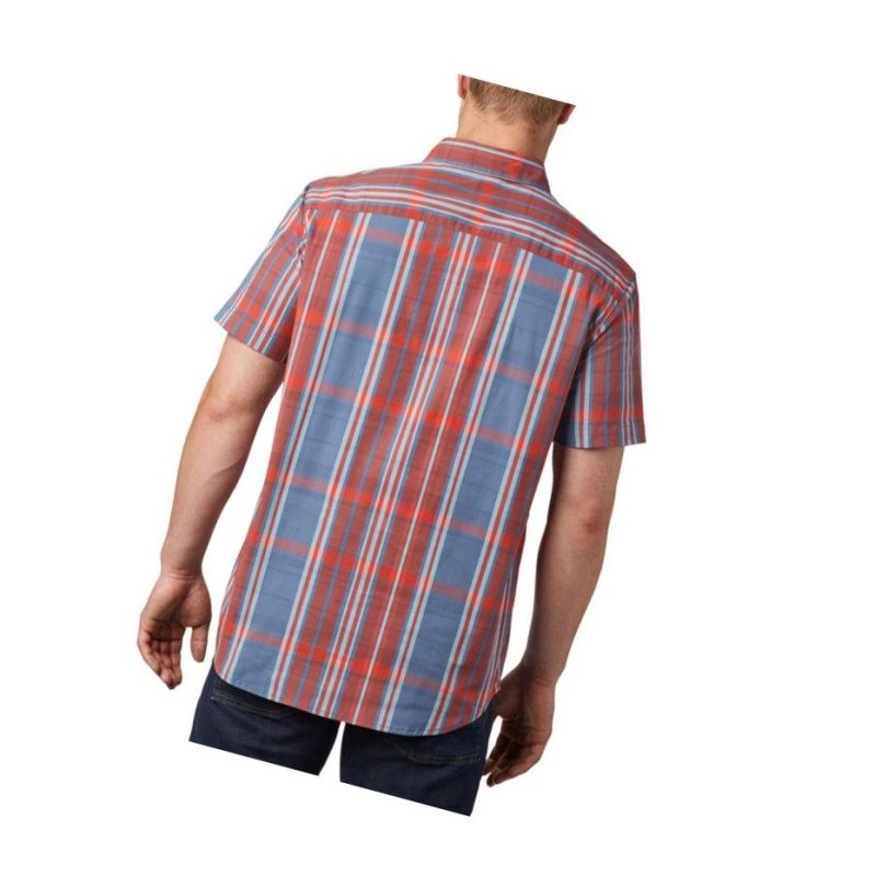 Columbia Rapid Rivers II Short Sleeve Gömlek Erkek Kırmızı | 21495-TSVO