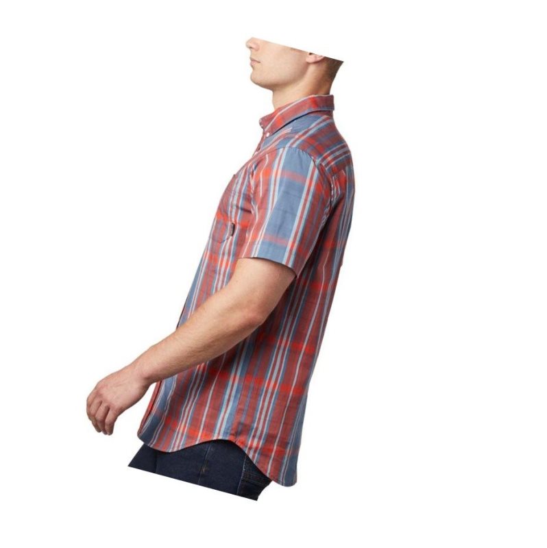 Columbia Rapid Rivers II Short Sleeve Gömlek Erkek Kırmızı | 21495-TSVO