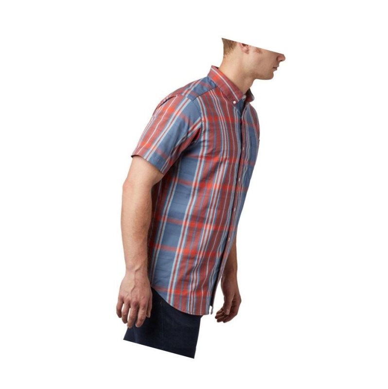Columbia Rapid Rivers II Short Sleeve Gömlek Erkek Kırmızı | 21495-TSVO