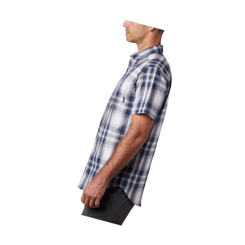 Columbia Rapid Rivers II Short Sleeve Tall Gömlek Erkek Lacivert | 95203-NQKD