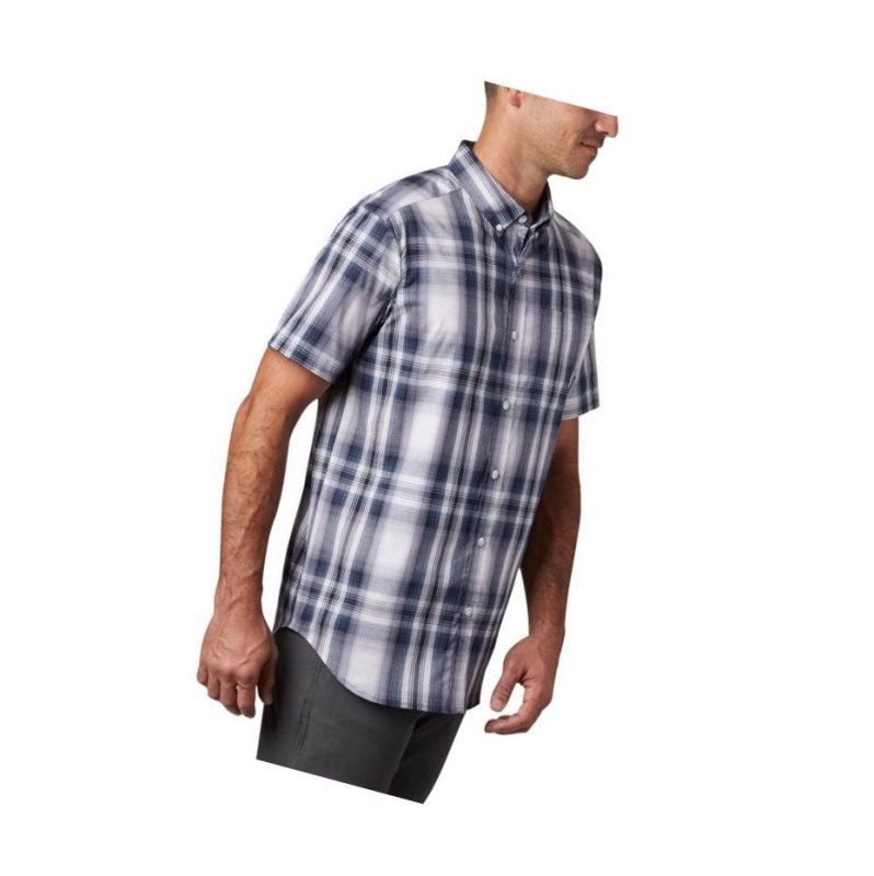 Columbia Rapid Rivers II Short Sleeve Tall Gömlek Erkek Lacivert | 95203-NQKD