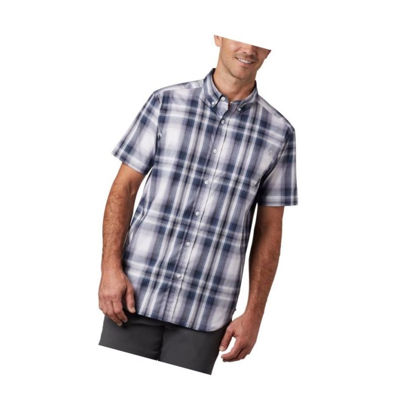 Columbia Rapid Rivers II Short Sleeve Tall Gömlek Erkek Lacivert | 95203-NQKD