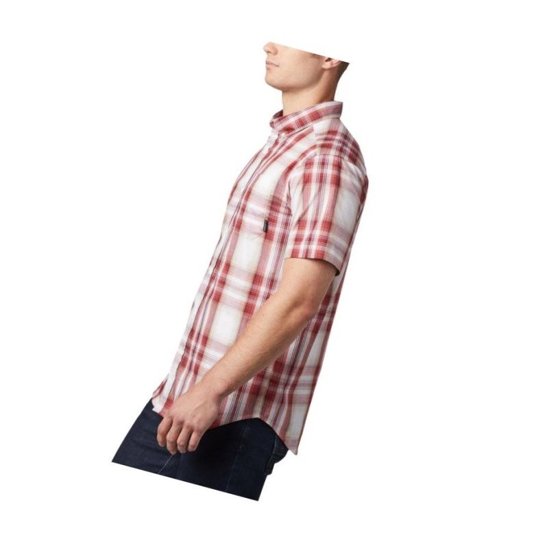 Columbia Rapid Rivers II Short Sleeve Tall Gömlek Erkek Kırmızı | 08395-DEGT