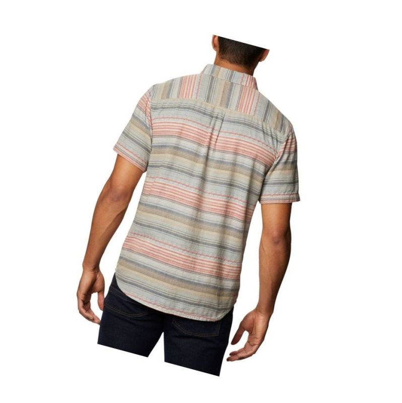 Columbia Red Bird Falls Short Sleeve Gömlek Erkek Turuncu Kırmızı | 12453-OPYH