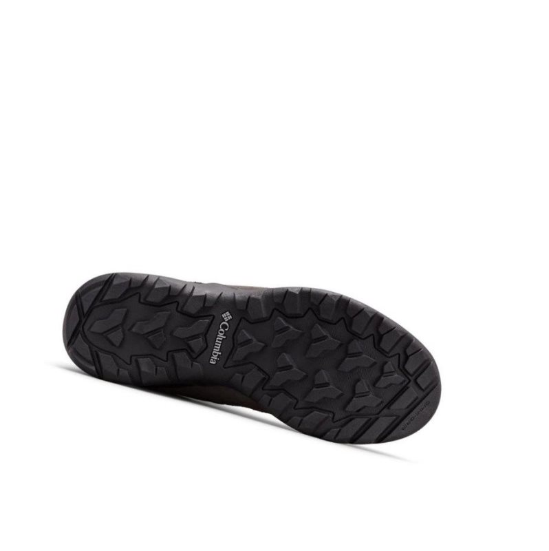 Columbia Redmond V2 Mid Waterproof Wide Yürüyüş Botu Erkek Koyu Gri Kırmızı | 97582-TKQL