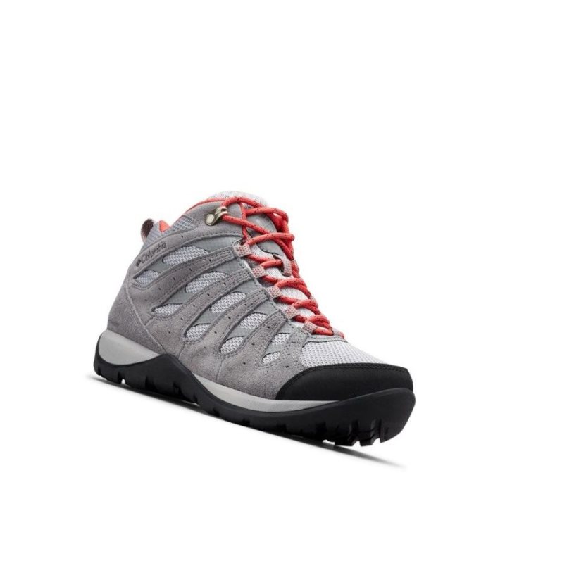 Columbia Redmond V2 Waterproof Mid Yürüyüş Botu Kadın Kırmızı | 37549-KXOU