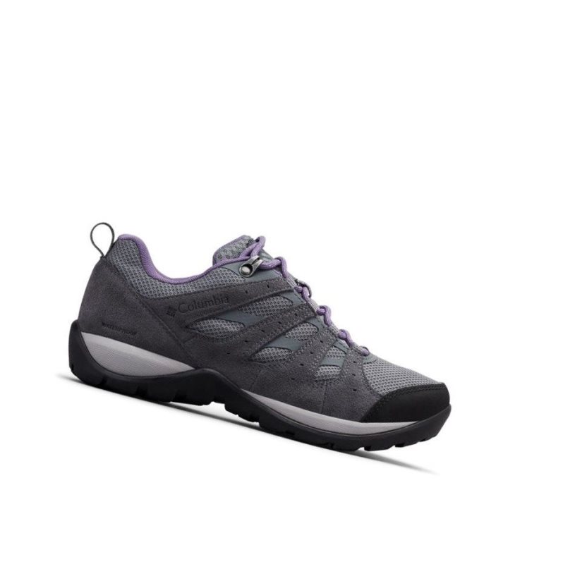 Columbia Redmond V2 Waterproof Yürüyüş Ayakkabısı Kadın Gri Mor | 76035-JVAD
